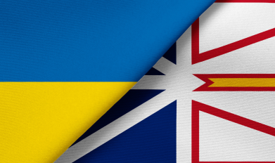 Ukrainian and NL Flags