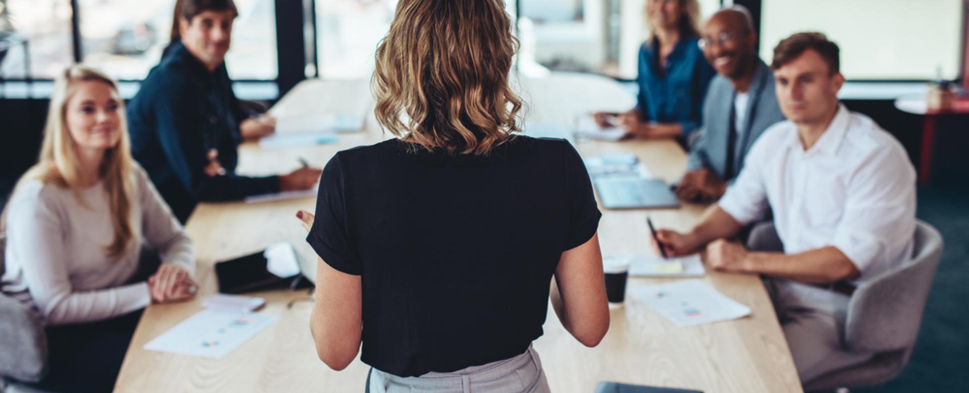 Group in a meeting