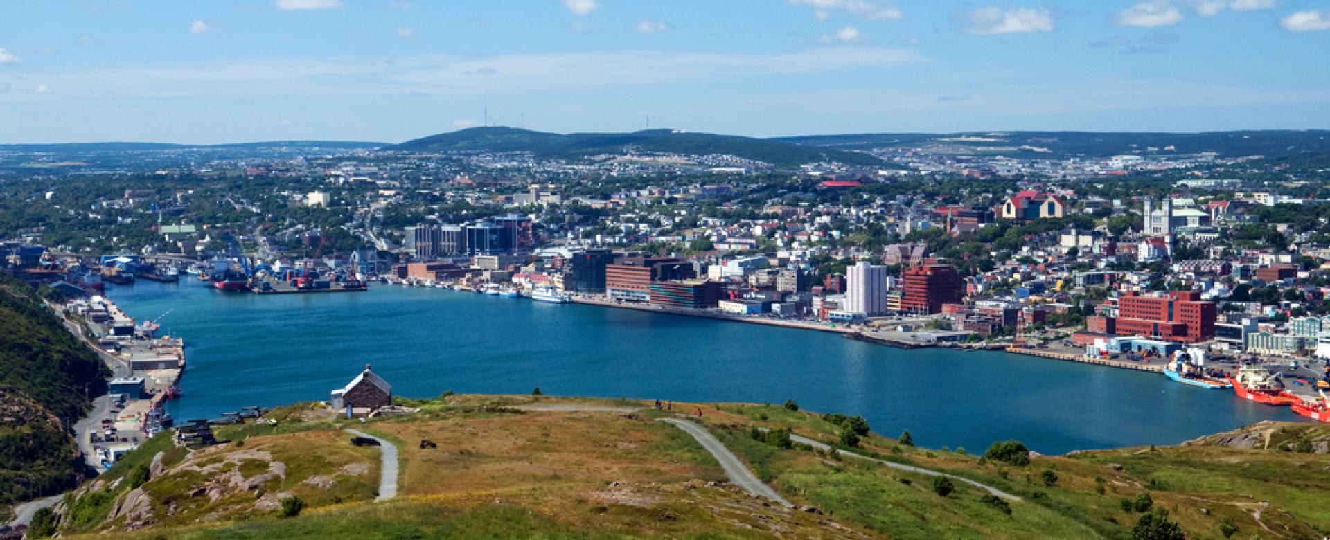 View of St. John's Newfoundland 