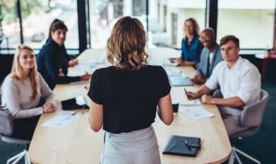 Group in a meeting