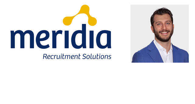 Meridia Logo and Picture of Mark Gillis